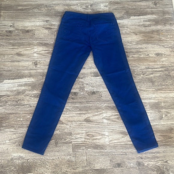 American Eagle Stretch Blue Jegging Size 4 - Picture 4 of 6